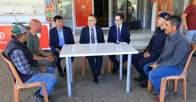 Muğla Valisi Akbıyık, Ula da vatandaşlarla buluştu Muğla Haberleri