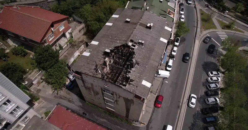 Eyüpsultan’da çatı tamirinden sonra yangın çıktı
