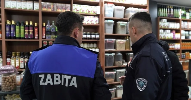 Melikgazi Zabıtası kasap ve baharatçıları denetledi Kayseri Haberleri