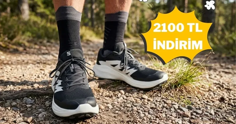 Her türlü zemine uyum sağlayan Salomon Alphaglide ayakkabı indirimde
