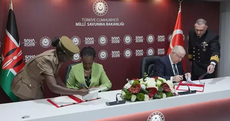 SAHA Expo da Türkiye ile Kenya arasında savunma iş birliği anlaşması