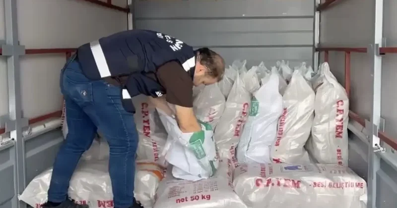 Samsun’da 770 kilo kaçak tütün ele geçirildi
