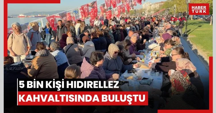 5 bin kişi Hıdırellez kahvaltısında buluştu