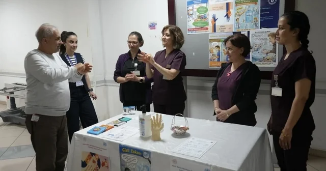 Hastanede el hijyenine dikkat çekildi Aydın Haberleri