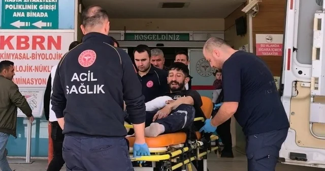 Spiral taşı fırladı, bir genç yaralandı Bursa Haberleri