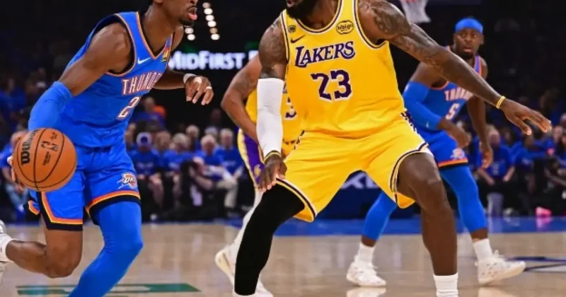 LeBron, Lakers a yetmedi! Thunder yarı final serisine galibiyetle başladı