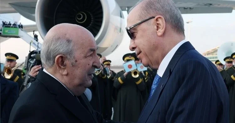 Cumhurbaşkanı Erdoğan, Cezayirli mevkidaşı Tebbun u havalimanında karşıladı