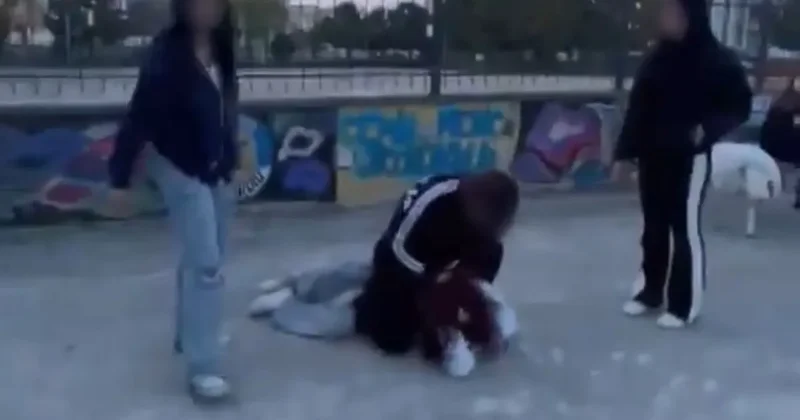 Okul bahçesinde darbedip video çekmişlerdi: Samsun da akran zorbalığına 5 tutuklama!