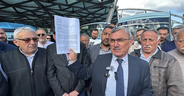 Karabük te minibüs esnafından haksız rekabet tepkisi Karabük Haberleri