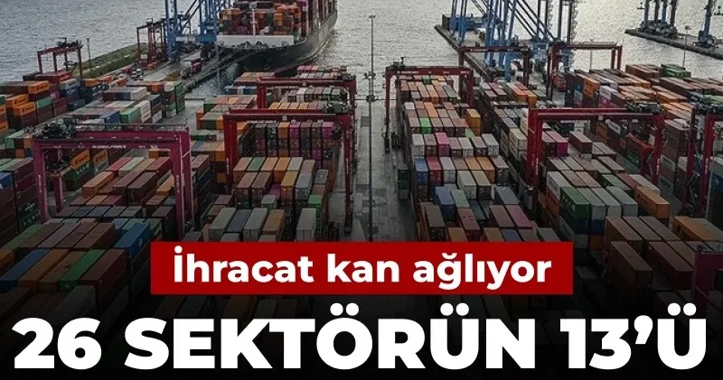 İhracat kan ağlıyor: 26 sektörün 13’ü kayıpta