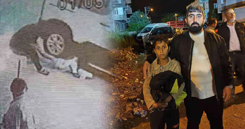 Aracın altında kalmaktan son anda kurtarmıştı! Küçük çocuk kahramanıyla buluştu