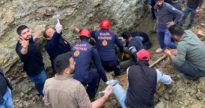 Kanalizasyon çalışmasında göçük! 1 işçi yaralandı
