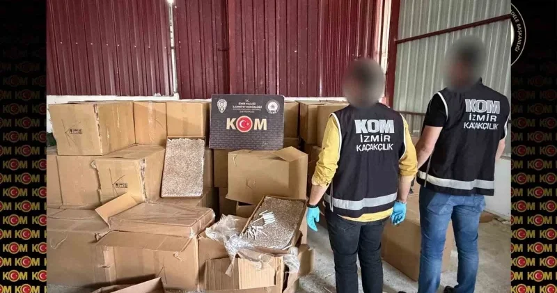 Piyasa değeri 10 milyon TL: Kaçakçılara darbe İzmir Haberleri