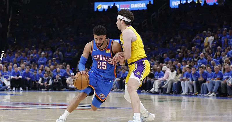 NBA de Thunder, Lakers ı yendi ve seride 1 0 öne geçti