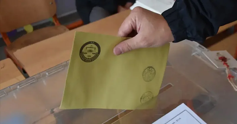 Üç ilde seçim heyecanı! Oy pusulasındaki sıralama belli oldu