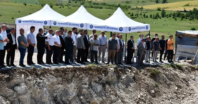 Vezirköprü OSB’de ilk temel heyecanı