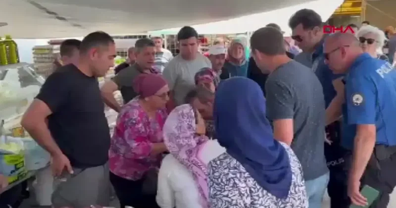 Yer: Antalya! Küçük Ömer e pazarda yorgun mermi isabet etti