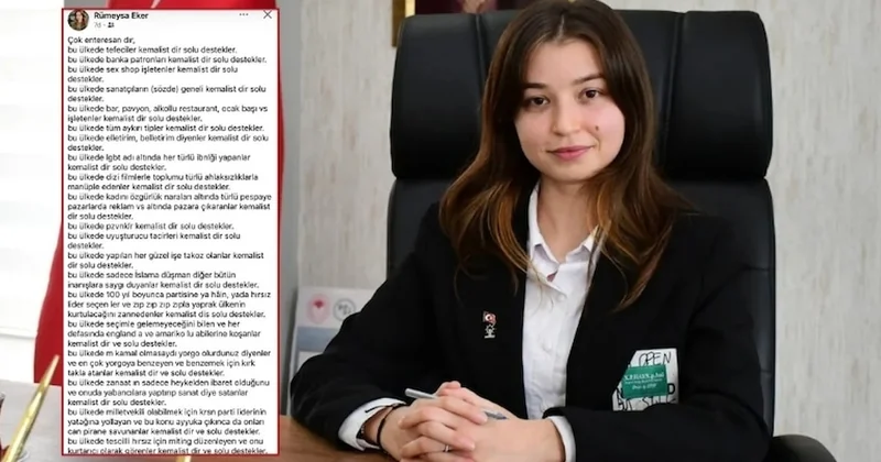 Atatürkçü vatandaşları hedef almıştı: Tepki çeken paylaşım AKP de çifte istifa getirdi Sözcü Gazetesi