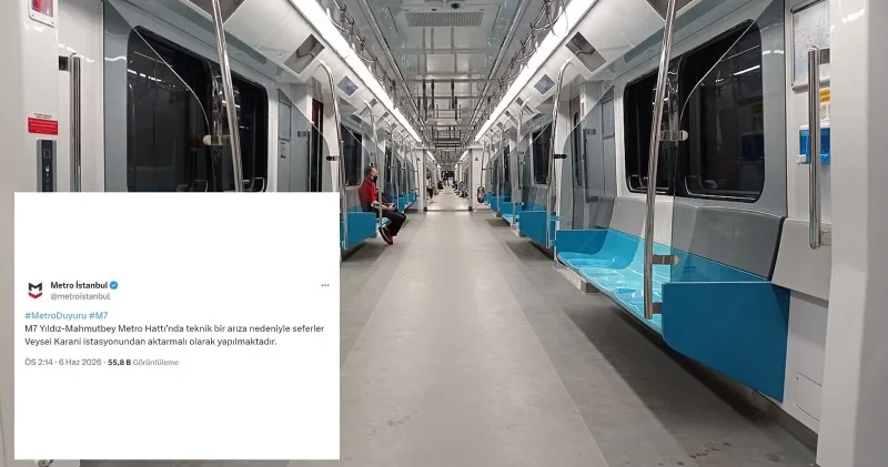 M7 Metro Arızası Haberleri: Yıldız Mahmutbey Metro Seferleri İptal mi? İstanbul Haberleri