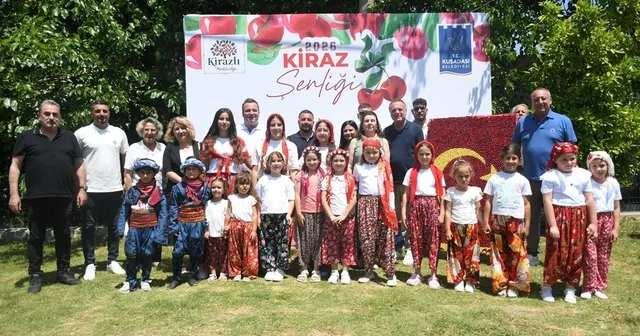 Kuşadası nda Kiraz Şenliği coşkuyla başladı Aydın Haberleri