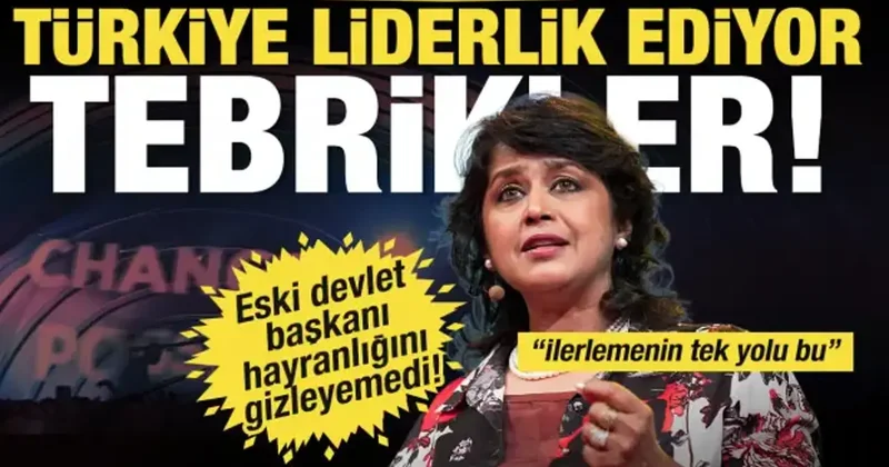 Ameenah Gurib Fakim den Türkiye ye Sıfır Atık övgüsü: İlerlemenin tek yolu bu, tebrikler