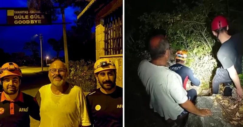 Yürüyüş sırasında yolunu kaybeden turisti AFAD kurtardı Antalya Haberleri