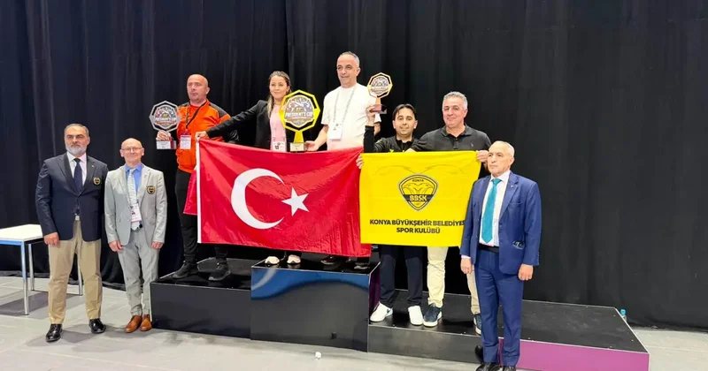 Avrupa da zirveye çıktılar! Başkan Altay dan Konya nın genç yıldızlarına tebrik