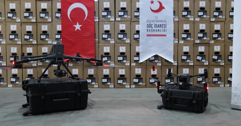 Sınır güvenliği için 391 dron envantere alındı