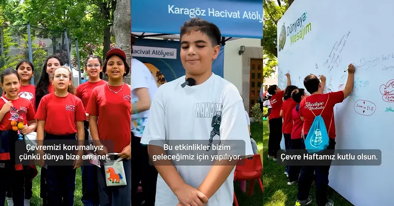 Çocukların neşesi Millet Bahçeleri ni doldurdu! Bakan Kurum Ankara daki “Çevre Müfettiş lerini paylaştı