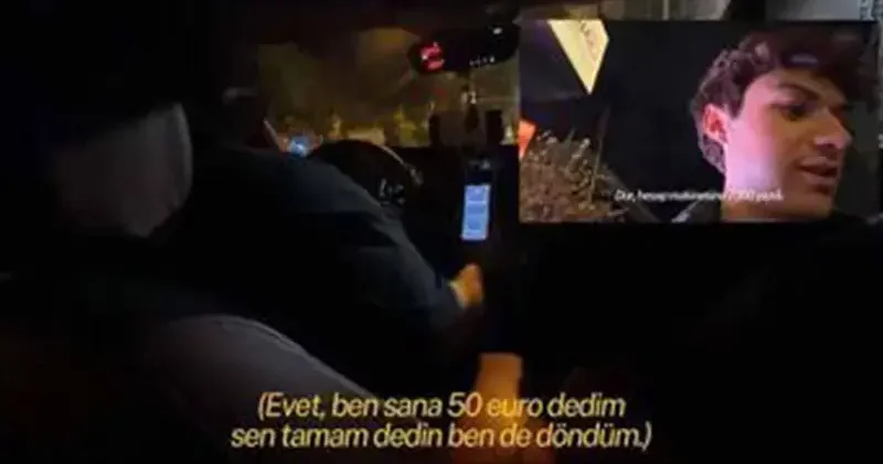 Karaköy de taksicinin dolandırdığı ABD li yayıncı Auger’den alınan fazla ücret iade edildi