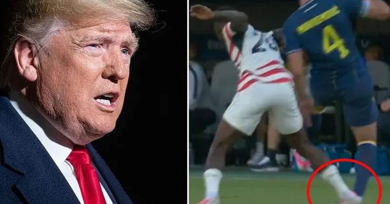 Donald Trump, Balogun a verilen kırmızı kart pozisyonunu yorumladı