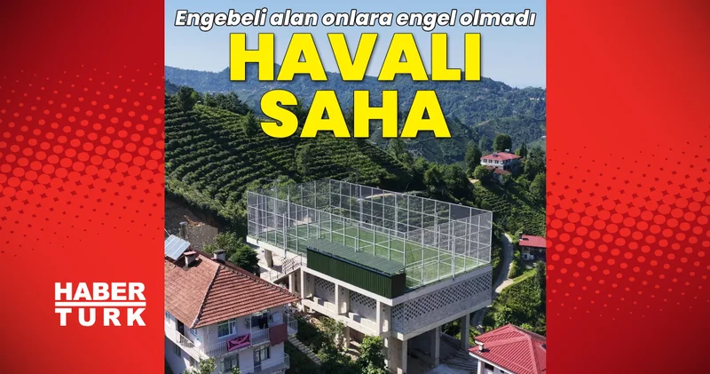 Son dakika: Rize haberleri: Engebeli arazi onlar için engel olmadı... Çay alım arazisi üstünde Havalı saha ! Son dakika haberleri