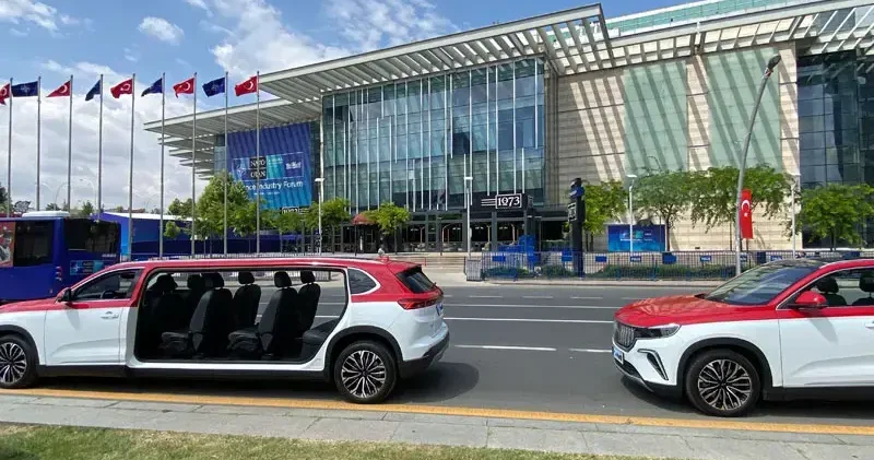 NATO ya özel Togg limuzin