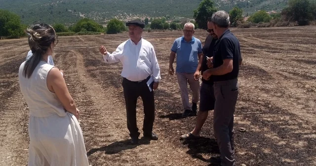 Baştuğ Yelişyurt ta 14 ton saman balyası yanan üreticiyi ziyaret etti Muğla Haberleri Habertürk Yerel Haberler
