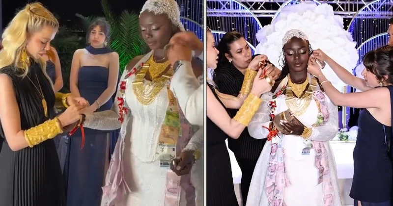 Fenomen Zehra Özdemir’in düğününde altın şov: Takıları taşımakta zorlandılar Sözcü Gazetesi