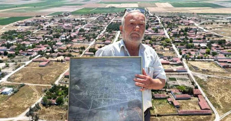 Bu köyde çıkmaz sokak yok! Adeta cetvelle çizilmiş gibi