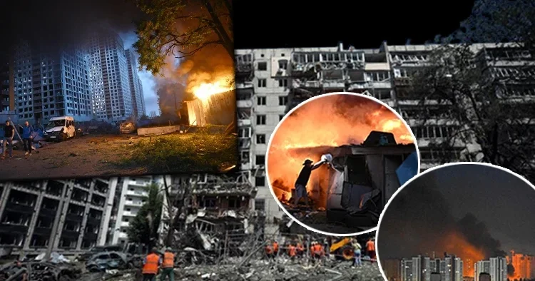 Rusya balistik füzeleri ateşledi: Kiev alevler içinde! Baltık Denizi nde işgal hazırlığı