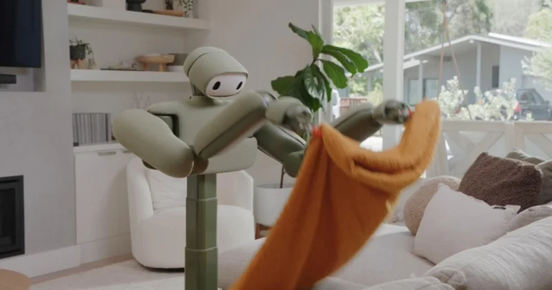Dünyada yeni dönem başlıyor: Çamaşır katlayıp, yatak toplayan robot görücüye çıktı Sözcü Gazetesi