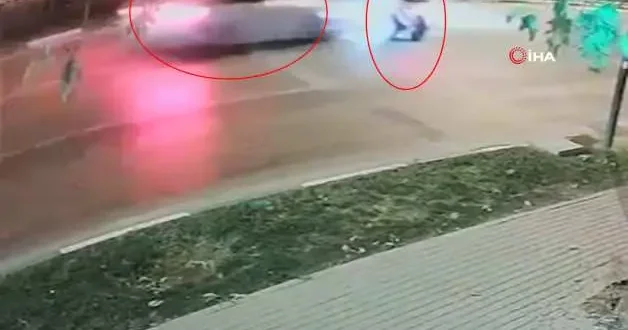 Bursa daki dehşet anları ortaya çıktı: 150 km hızla gelen araç ATV yi böyle biçti!