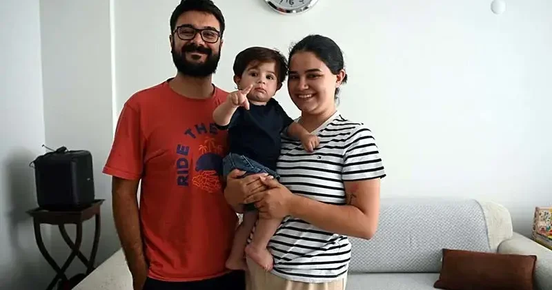 Almanya ya gen tedavisi gören SMA lı Teoman bebek döndü