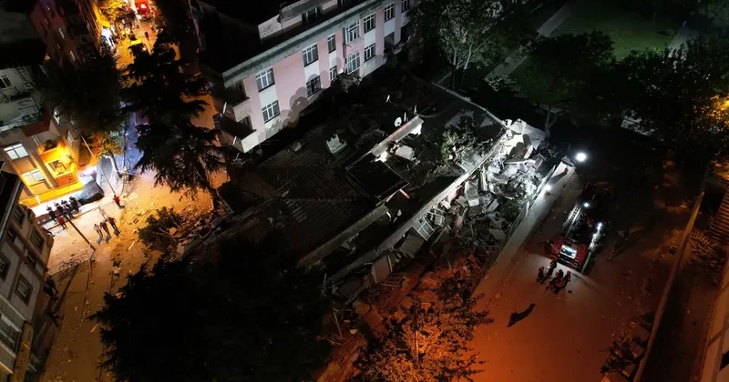 Bahçelievler’de 5 katlı boş bina çöktü! Valilikten açıklama