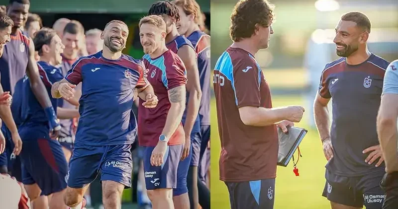 Salah, Trabzonspor’la ilk antrenmanına çıktı