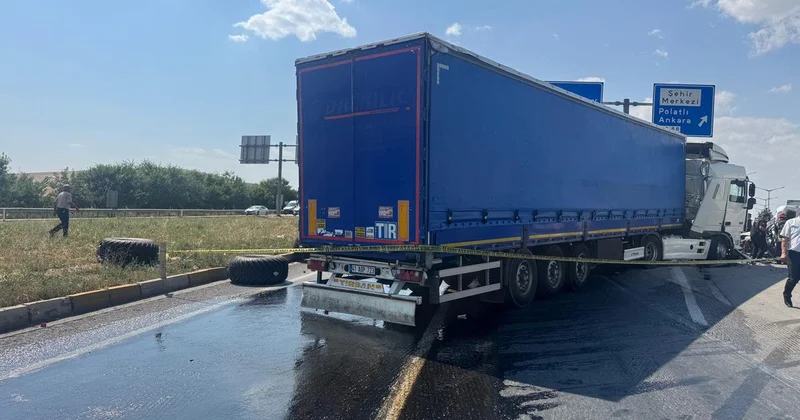 Konya da freni patlayan TIR dehşet saçtı: 1 ölü, 9 yaralı