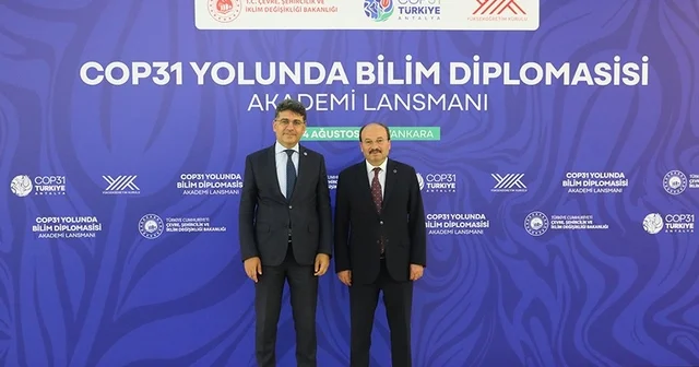 Rektör Çakmak, COP31 Yolunda Bilim Diplomasisi: Akademi Lansmanı Programına Katıldı Erzurum Haberleri Habertürk Yerel Haberler