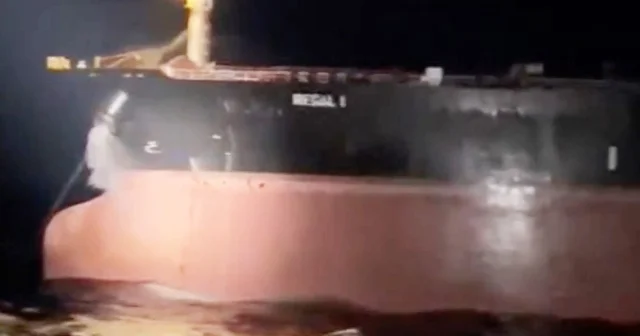 Çanakkale Boğazı nda makine arızası nedeniyle sürüklenen tanker kurtarıldı Çanakkale Haberleri Habertürk Yerel Haberler