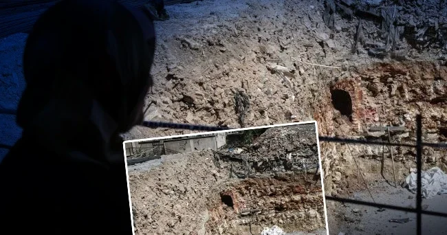 Bahçelievler de kentsel dönüşüm kazısında ortaya çıktı: ‘Burada hazine var diyorlar