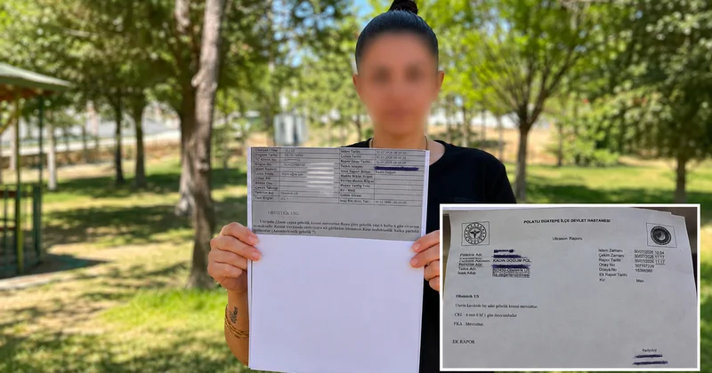 Boş gebelik teşhisi yalanlandı