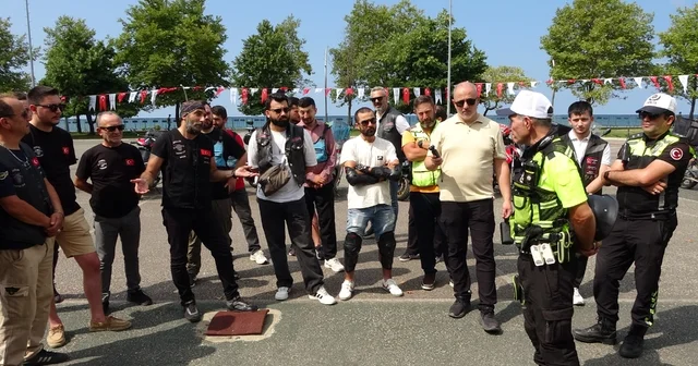 Ordu da motosiklet sürücülerine güvenli sürüş eğitimi Ordu Haberleri Habertürk Yerel Haberler