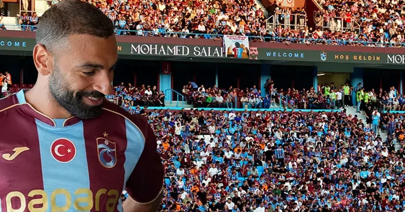 Trabzonspor un yıldızı Mohammed Salah a görkemli karşılama! Taraftarlar stadyumu doldurdu Fanatik Gazetesi Trabzonspor (TS) Haberleri Spor