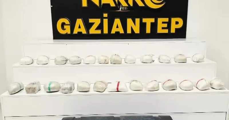 Gaziantep’te 24 kilo uyuşturucu ele geçirildi: 1 gözaltı